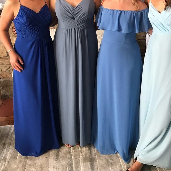 Bill Levkoff dress in Horizon (blue) - Picture 8 of 9